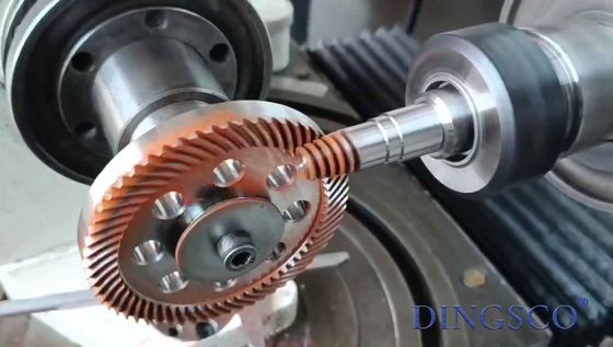 Hypoidal Transmission Gear Low Wear Spiral Ring Steel Small Module Gear (przewodnik przenośny o niskim zużyciu)