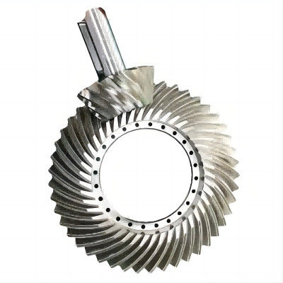 Hypoid Gear Set Bevel Gear Pinion Shaft Wysoka moc i wysoki moment obrotowy