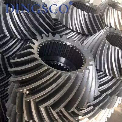 Niestandardowy 20CrMnTi Spiral Bevel Gear Set do przesyłu mocy maszyn przemysłowych